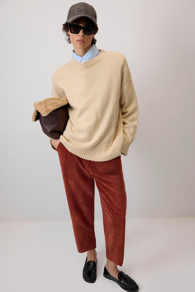CORDUROY VELVET PANT