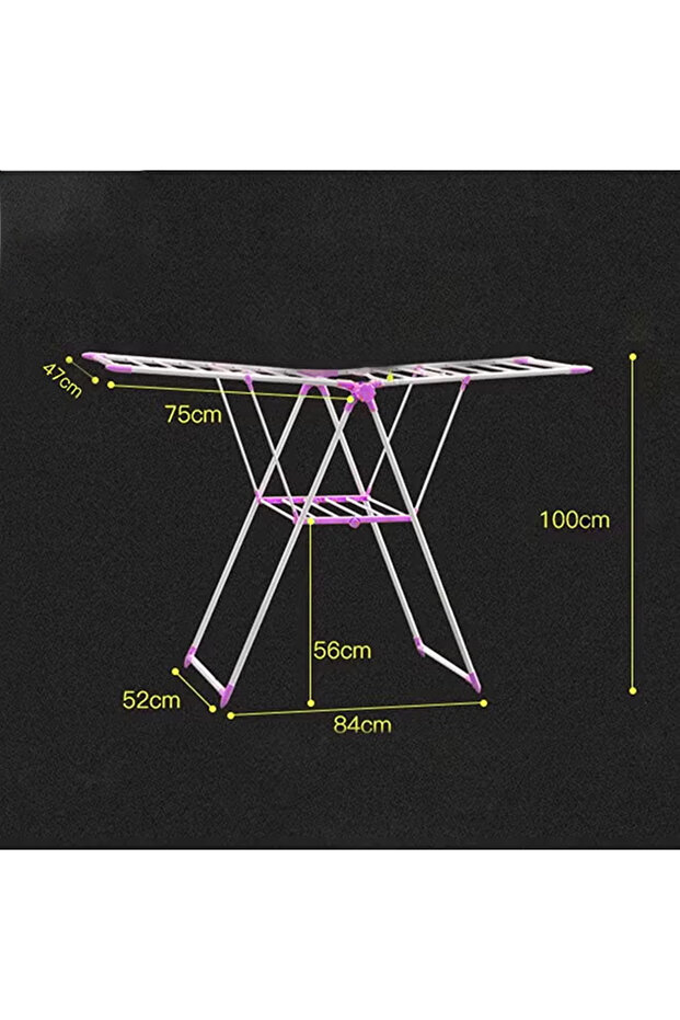Natural Home Clothes Dryer Stand Pink/White 35meter