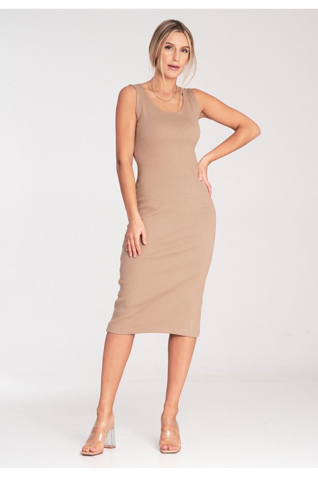 Rochie M1053 Bej L/XL