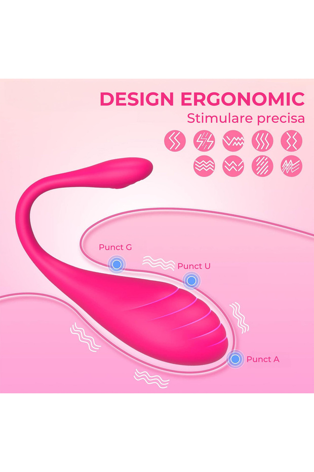 Dolphin Stimulator, 9 modes, vibration customization, Bluetooth, app control - 4