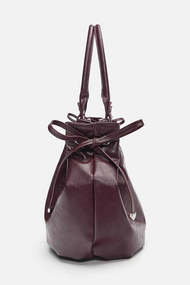 Fiyonklu tote çanta - 4