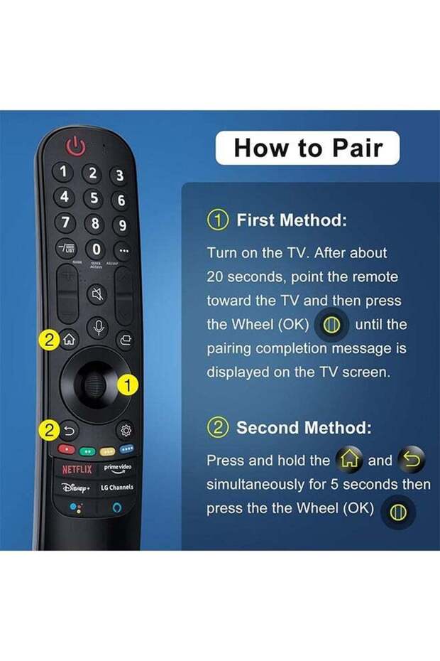 Magic Remote for LG Smart TV with Pointer and Voice Function - 2