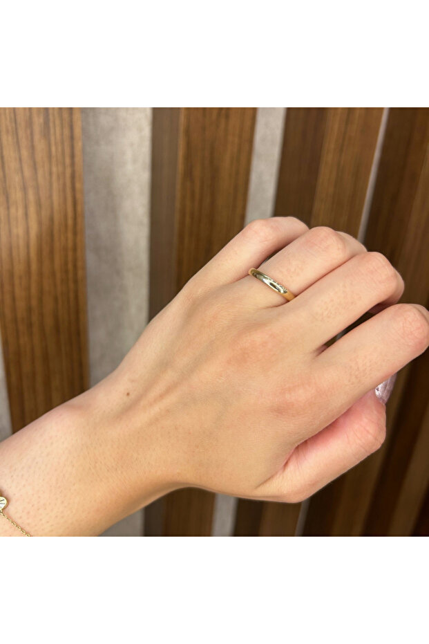 14 Ayar Düz Alyans - 2