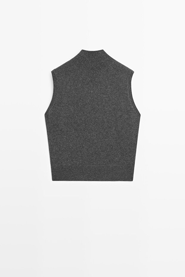 %100 kaşmir triko yelek - 8