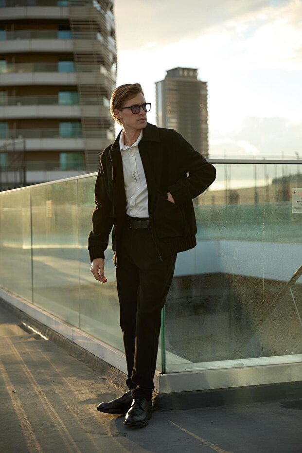 Kaşe Bomber Ceket - 3