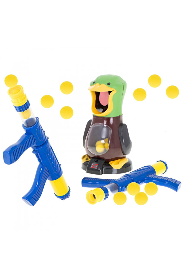 Target shooting game with 2 guns and dart with LCD display balls - 1