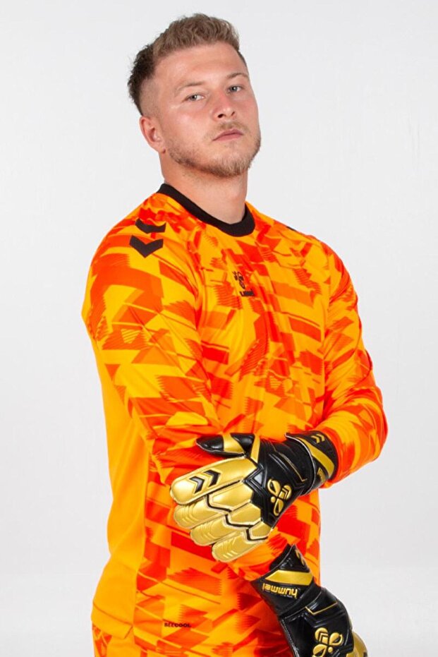 Line Kaleci Tek Üst Forma Neon Turuncu - 3