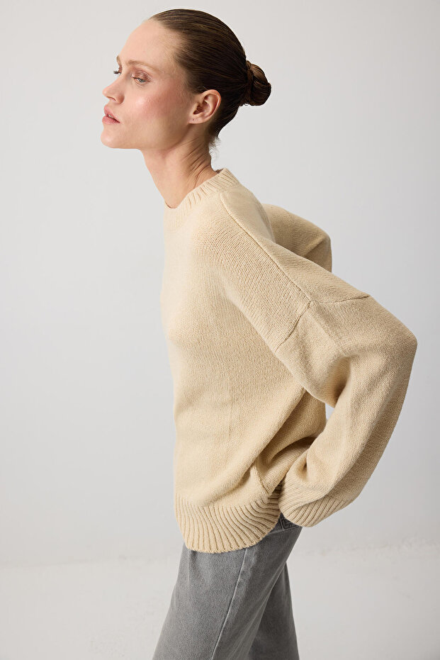 EINFACHER STRICKPULLOVER - 2
