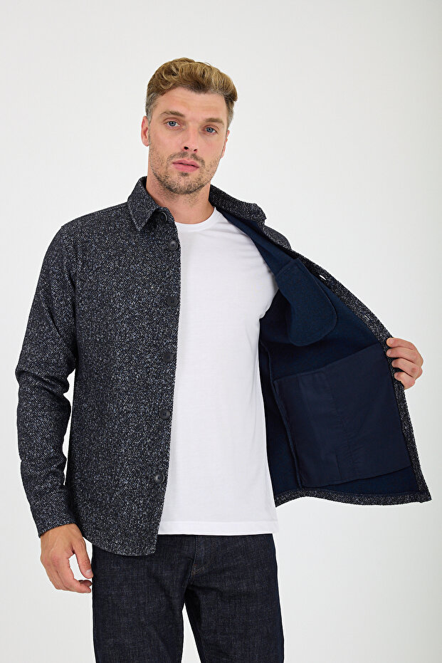 Erkek Kalın Overshirt Kışlık Gömlek - 4