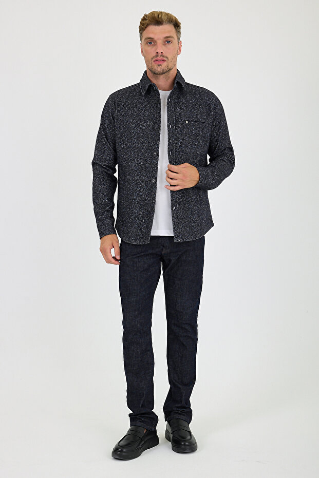 Erkek Kalın Overshirt Kışlık Gömlek - 3