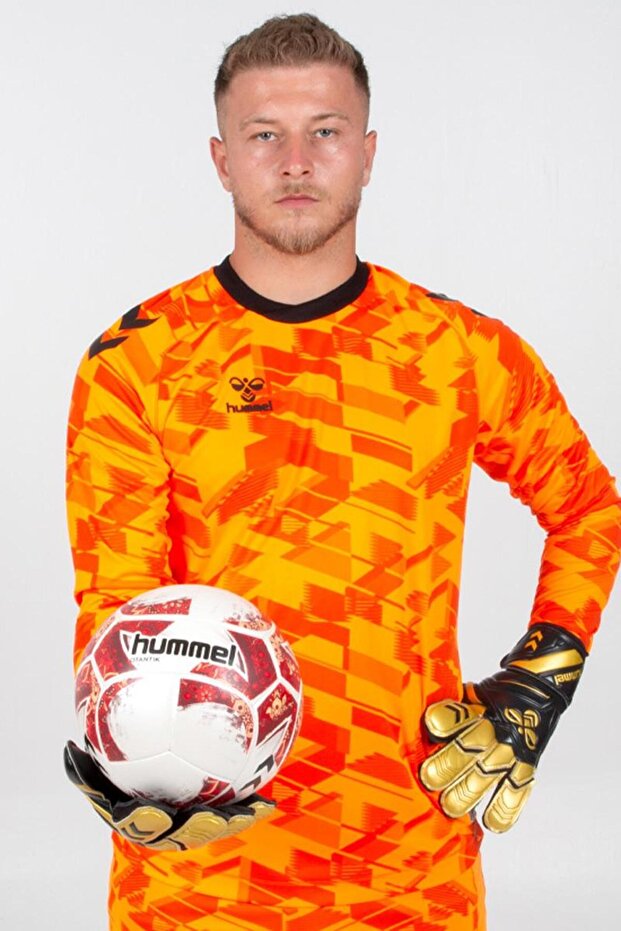 Line Kaleci Tek Üst Forma Neon Turuncu - 5