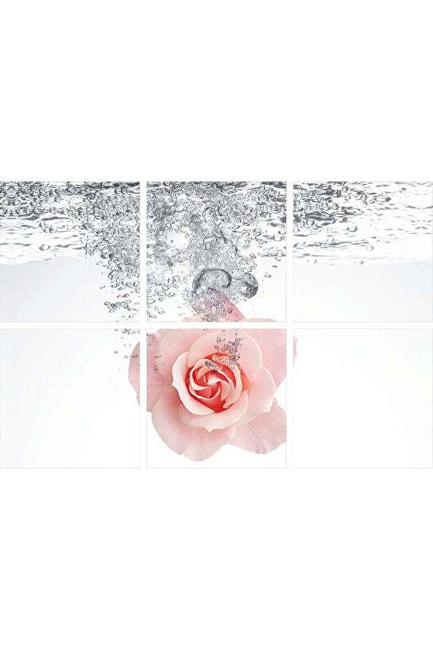 Frameless Wall Art - 6 Pieces Multicolor
