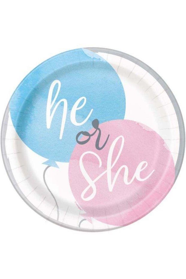 Gender Reveal Party 7" Plates