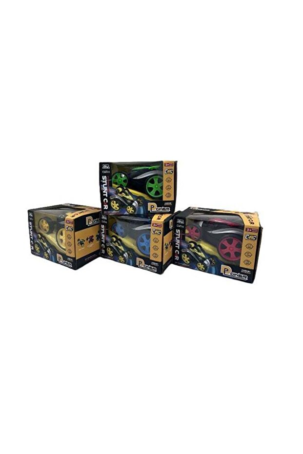 D-Power 1:18 2.4G Remote Control Mini Stunt Car 360 Degree Rolling Mini Tumbling Stunt Car – Yellow