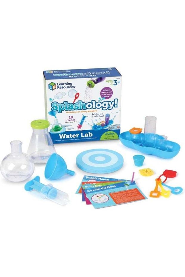 Splashology! Water Lab Science Kit, Stem Playtime, Activities, 19 Pieces, Ages 3+