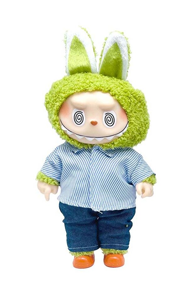 Labubu The Monsters 10.5-Inch Doll Toy Cuddlebeam Soft Plush Doll Collectible Figure Cute Toy For D