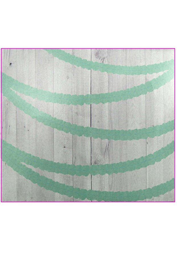 Paper Garland 400x16x10.5cm.28gsm Green clr