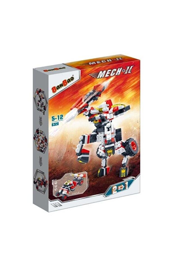 2-in-1 Mech II Building Set 255pcs