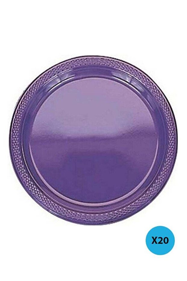 20-Piece Disposable Plate Set 7inch Tableware Party Supplies 7inch