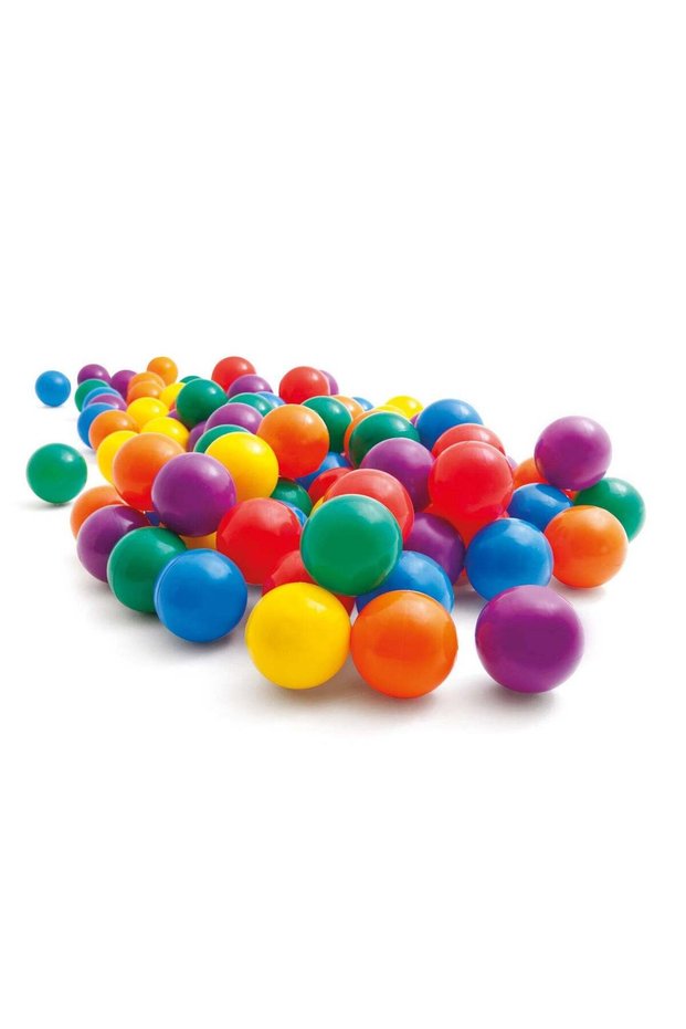 100-Piece Fun Ball Set With Carry Bag 8cm Diameter