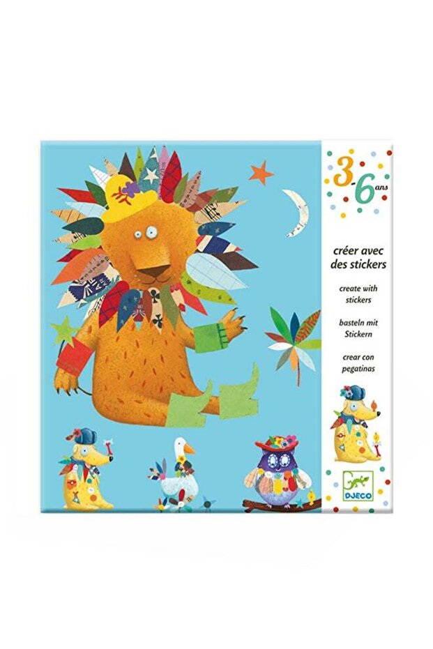 Create Animals With Stickers DJ08932