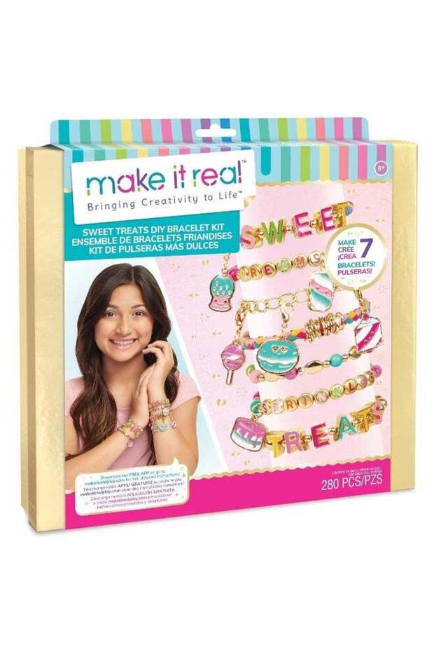 Make it Real Sweet Treats Bracelet DIY Kit (280 Pieces)