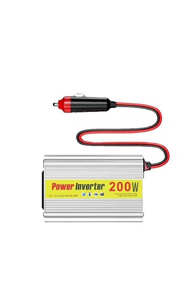 Car Inverter 200W DC 12v to AC220v Inverter off Grid Electric Portable Modified Sine Wave