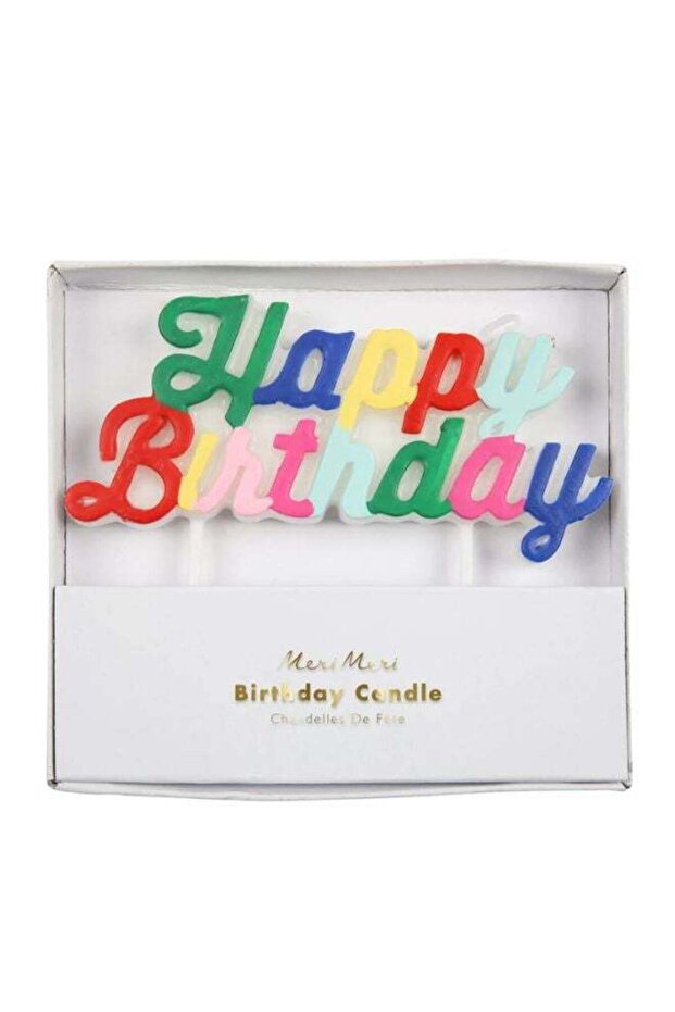 Multi Happy Birthday Candle