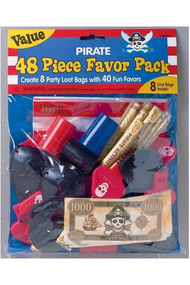 Pirate Party Value Pack Favor 48pcs