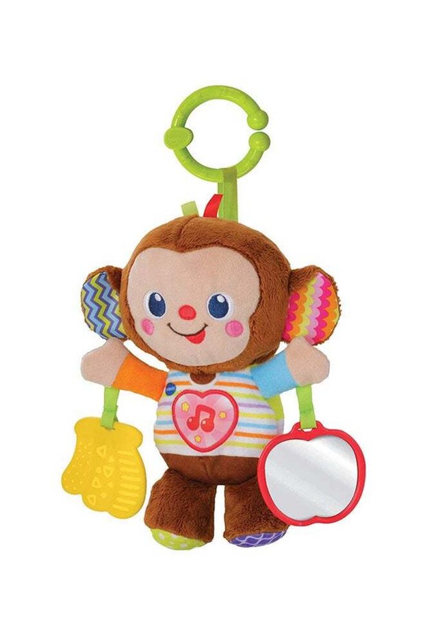 Swing & Sing Monkey Baby Toy 12x17x16.5cm – Musical & Sensory Play for 3-18 Months 12x17x16.5cm
