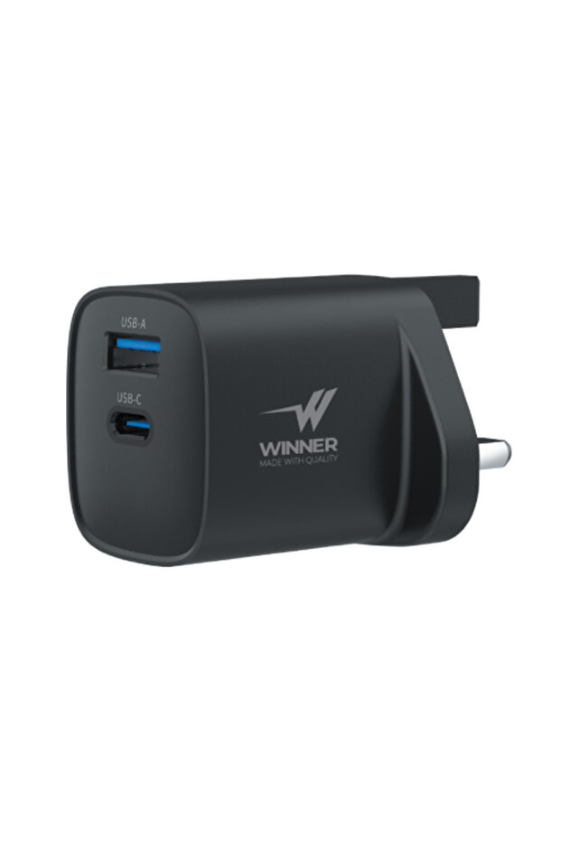 شاحن الهاتف الحائطي GaN بقوة 35 وات (USB + Type-C)