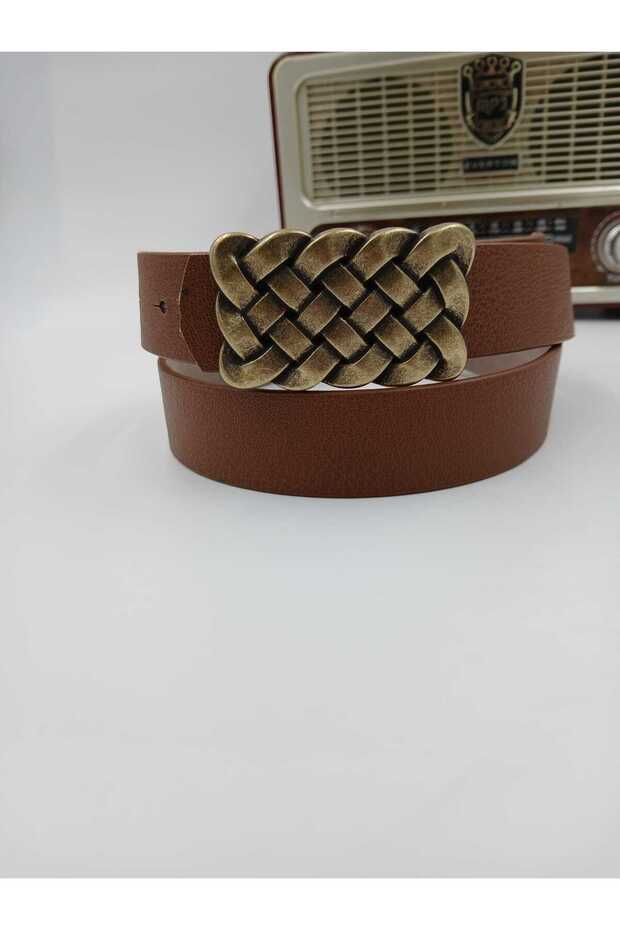 Antique Metal Mesh Buckle Women's Trouser Belt, Dress Belt, Coat Belt