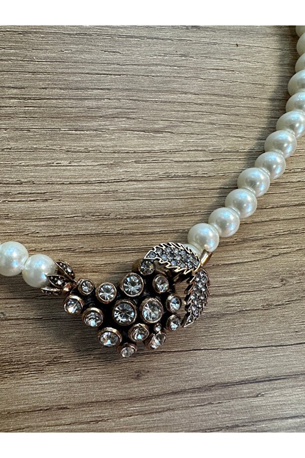 İnci Lotus Kolye - 2