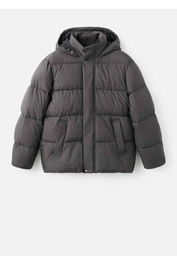 Su itici kapitone kısa anorak - 3