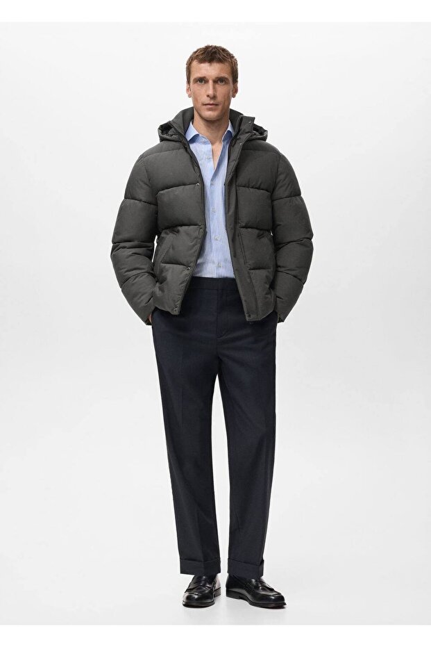 Su itici kapitone kısa anorak - 2