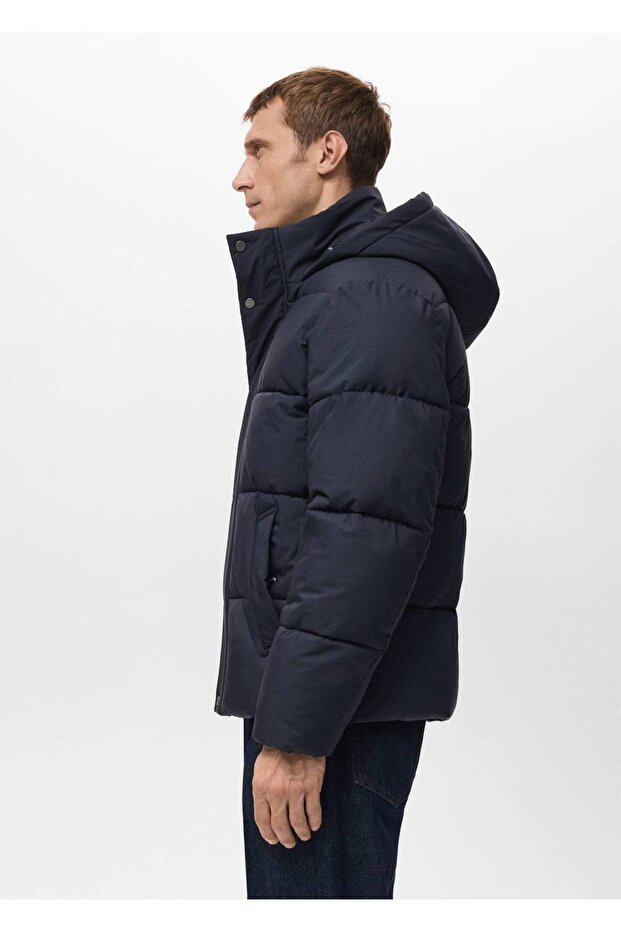 Su itici kapitone kısa anorak - 8