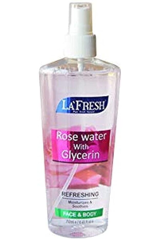 LA Fresh Rose Water with Refreshing Glycerin,250ml
