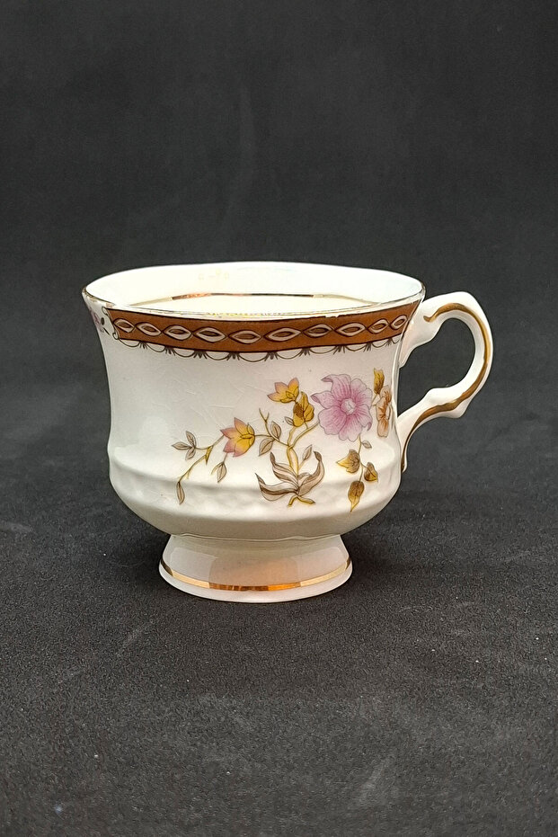 Balmoral Castle Bone China Brown Single Coffee Cup 130 ml