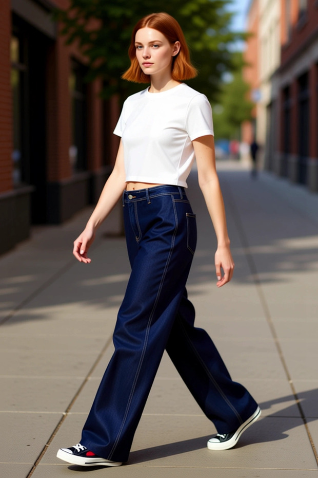 Women's Wide Leg Culotte Jean Pants Functional Durable Quality Comfortable Aesthetic Stylish