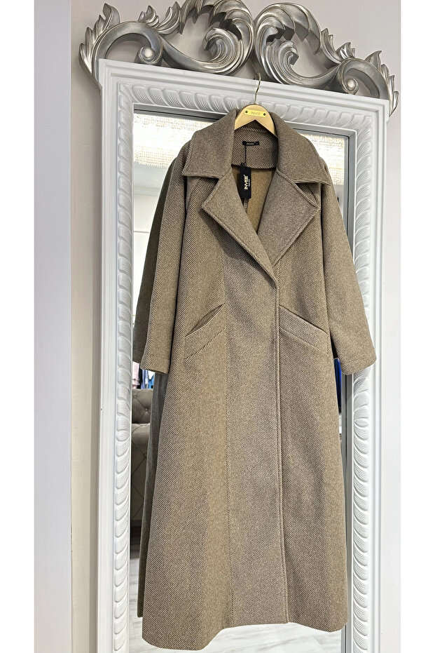 معطف صوف - بيج - 3