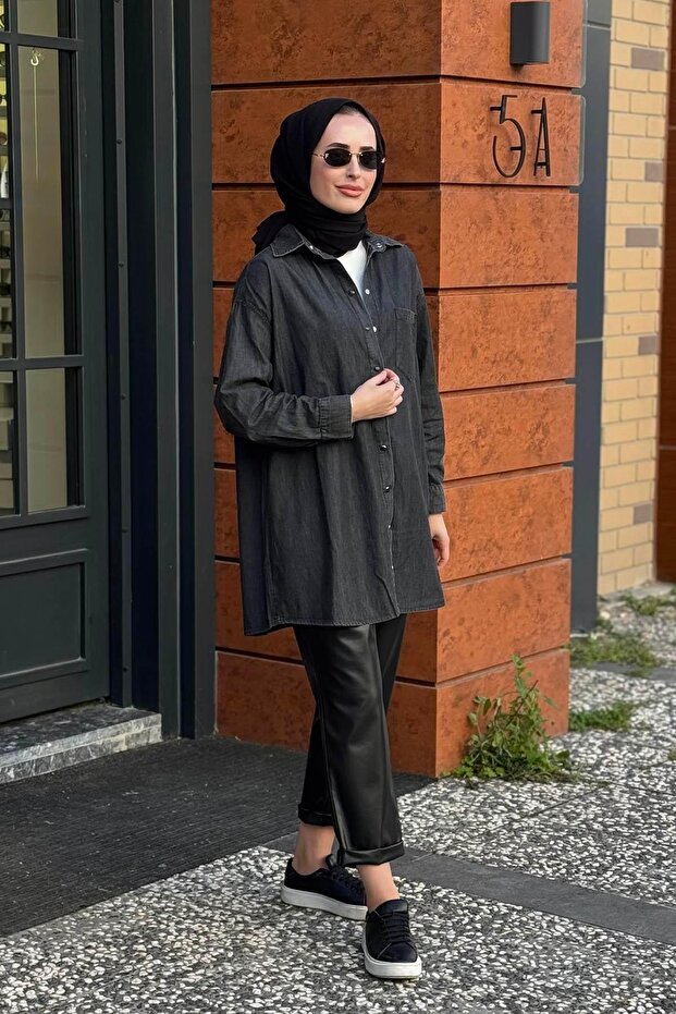 Gömlek 7163 Siyah - 2