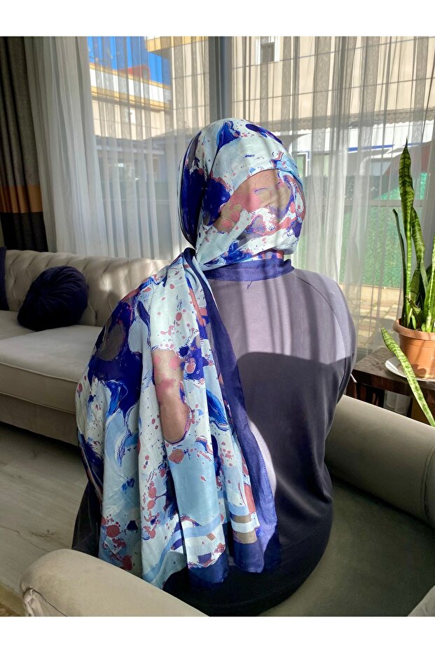 Desenli Bambu Şal - 2