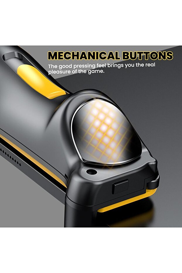 PUBG Game Controller Trigger with Rapid Fire, 6 Fingers Compatibility for iPad, Tablet and Android - 3