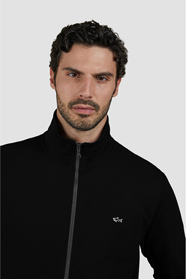 COTTON ZIPPED SWEATSHIRT - 4