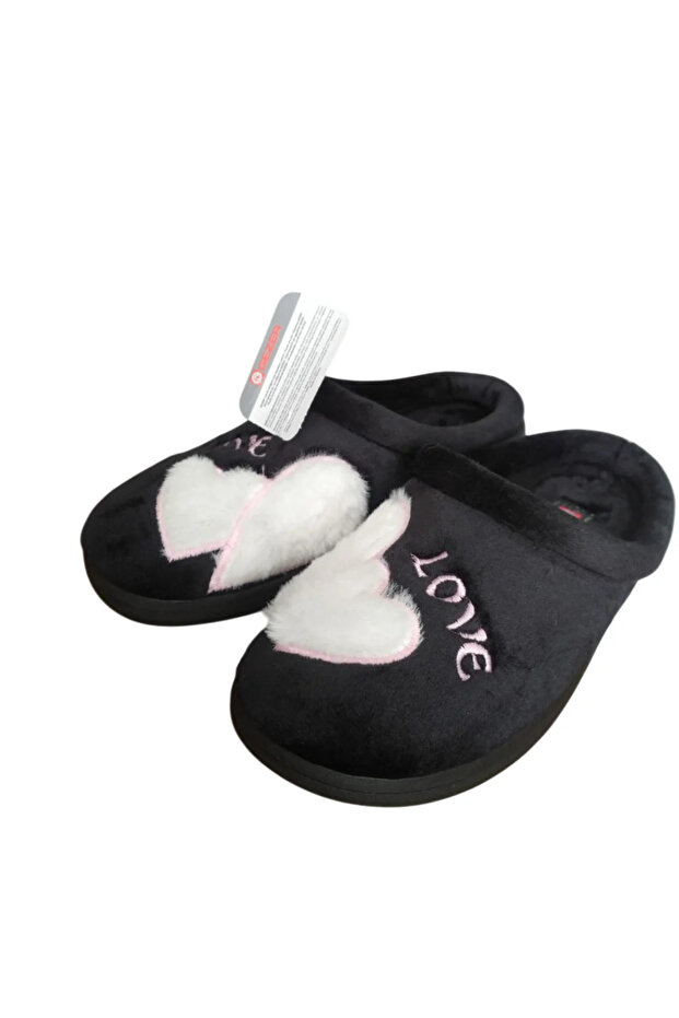 Women's Winter Embroidered Design Terry Cloth Pu Sole Comfortable Home Garden Gondola Slippers