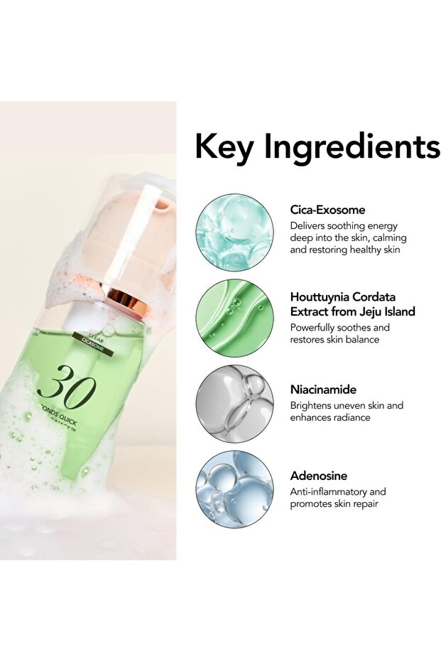 30 Seconds Quick Bubble Mask CLEAR 95ml - 3