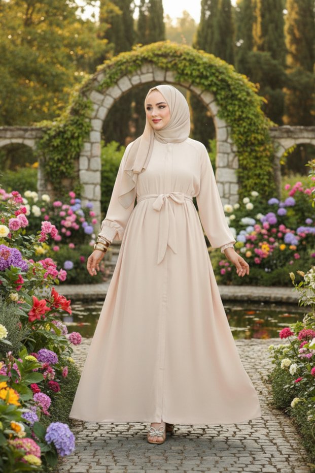 Elegance, Flared, Belted, Zippered, Mevlana Ferace, New Season.
