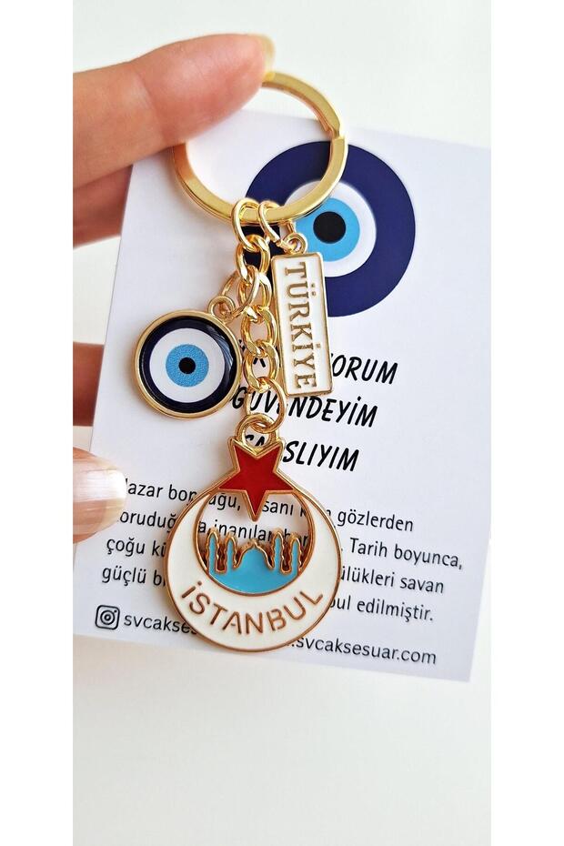 Gift Design Istanbul Keychain - 10 cm