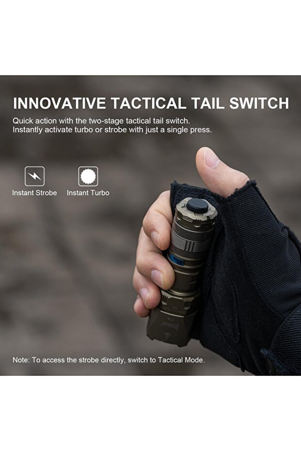 T4 Tactical Flashlight Rechargeable - 6