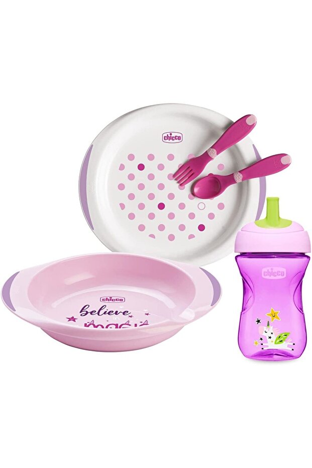 Weaning Set 12m+, Pink